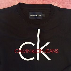 Calvin Klein Black Crewneck Sweater